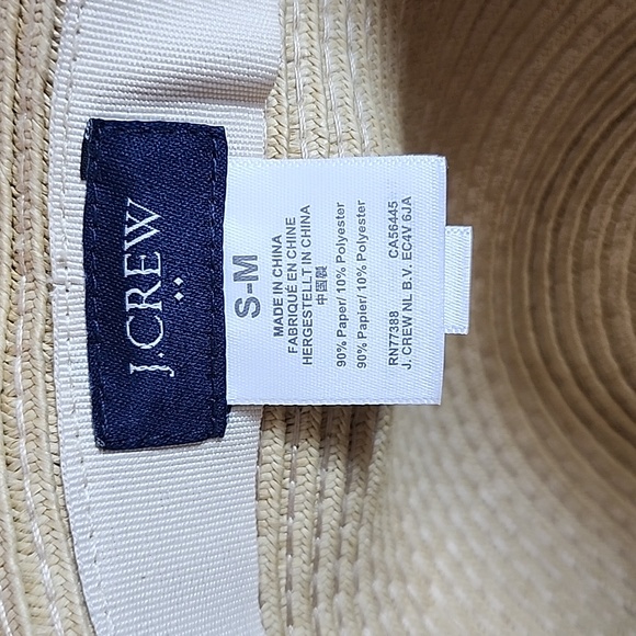 J.Crew Packable straw hat/ Size   S-M - Picture 6 of 8
